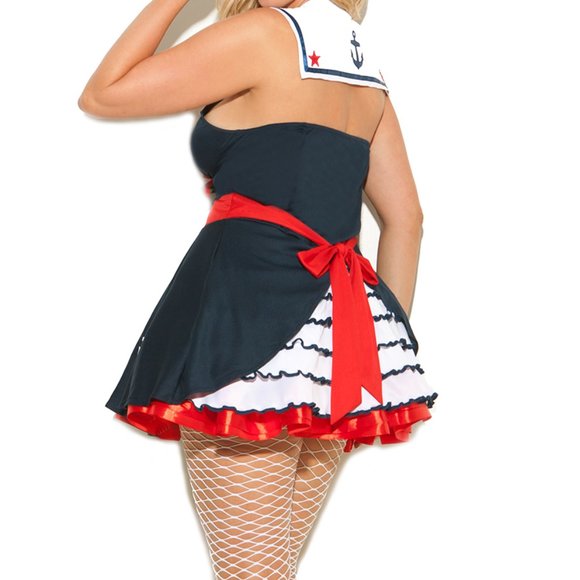 Plus Size Sailors Delight Costume - Picture 5 of 6